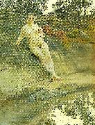 Anders Zorn ovan solbadande flicka Spain oil painting artist